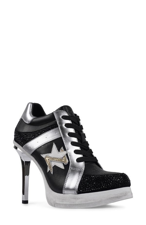 ジジ レディース シューズ 踵 プラットホーム ZIGI Skills Platform Pump Black 黒いこと
