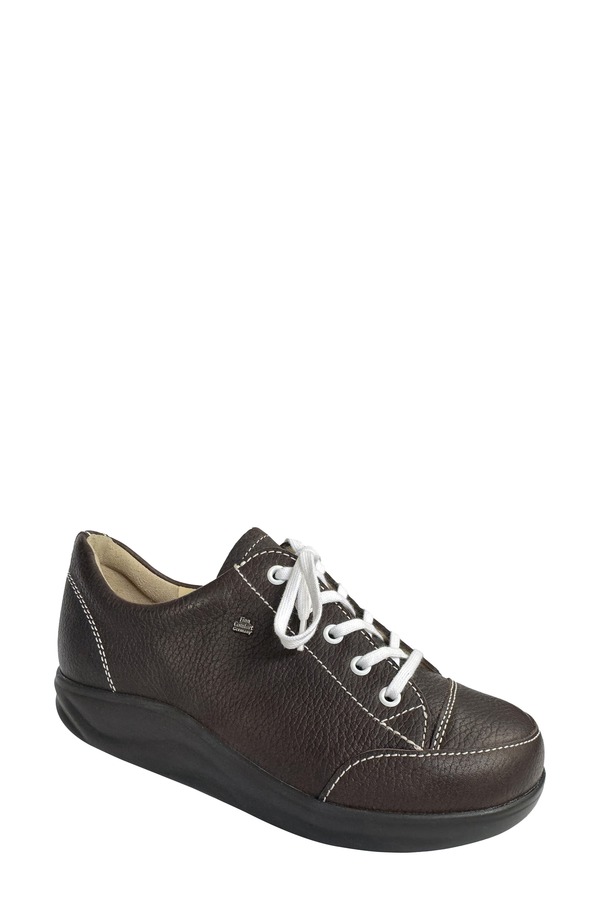フィンコンフォート レディース シューズ スニーカー Finn Comfort Ikebukuro Sneaker Dark Brown ブラウン｜ReVida 店