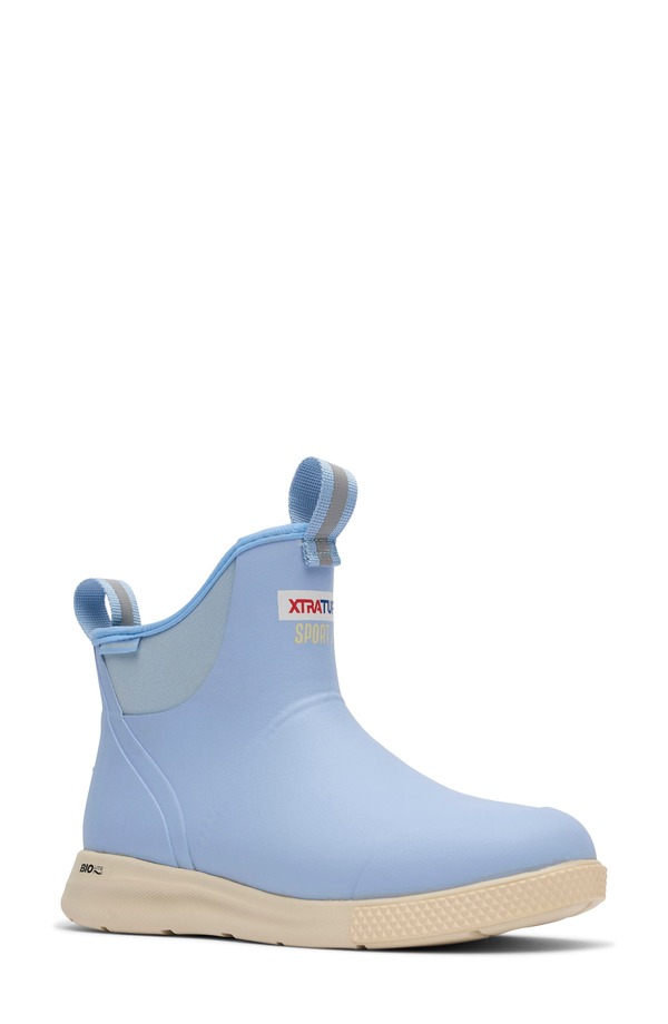 エクストラタフ レディース シューズ ブーツ・レインブーツ アンクル XTRATUF Waterproof Ankle Deck Sport Boot Skyway