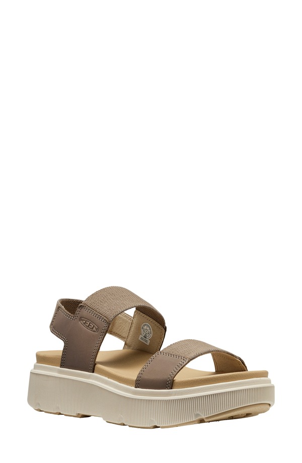 キーン レディース シューズ サンダル プラットフォーム KEEN Elle Mila Platform Sandal Brindle｜ReVida 店