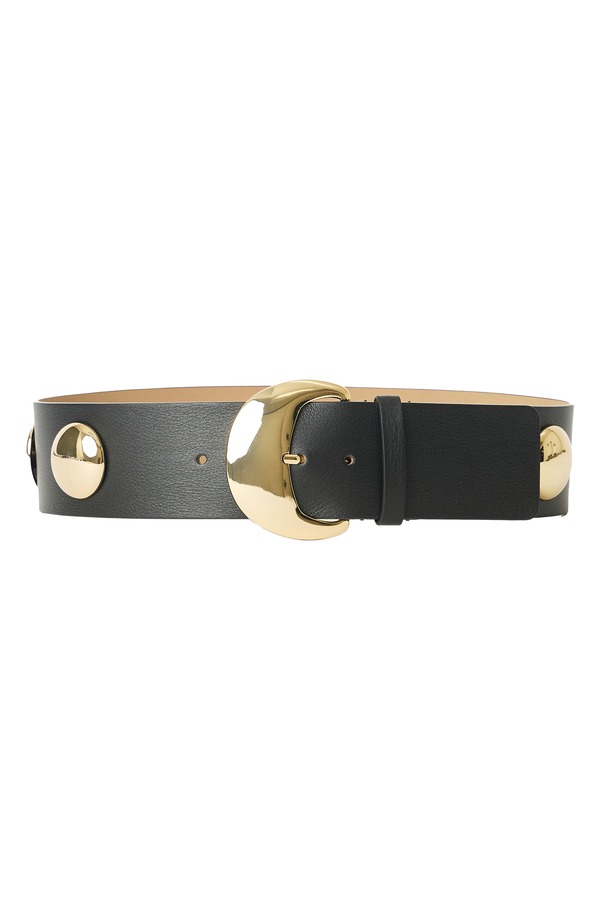 ビーロウザベルト レディース 付属物 なめし革 B-Low the Belt Bence Leather Belt Black Gold 黒いこと
