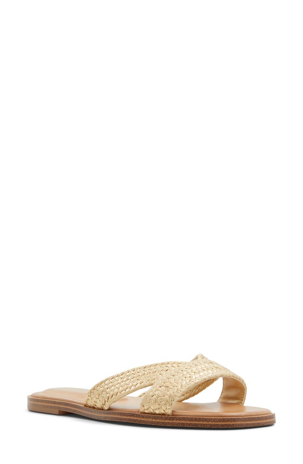 アルド レディース シューズ サンダル ALDO Caria Slide Sandal Gold ゴールド