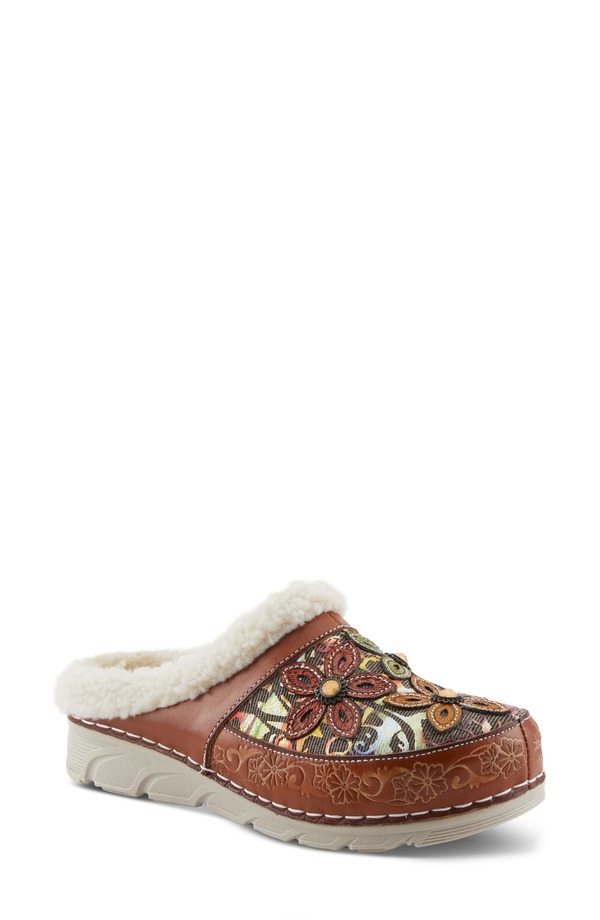 スプリングステップ レディース シューズ サンダル L'Artiste by Spring Step Honestela Clog Camel Multi キャメル｜ReVida 店