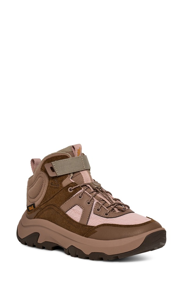 テバ レディース シューズ ブーツ・レインブーツ Teva Hurricane Daybreaker Mid Hiking Boot Deep Mahogany/ Rose Smoke 雲煙