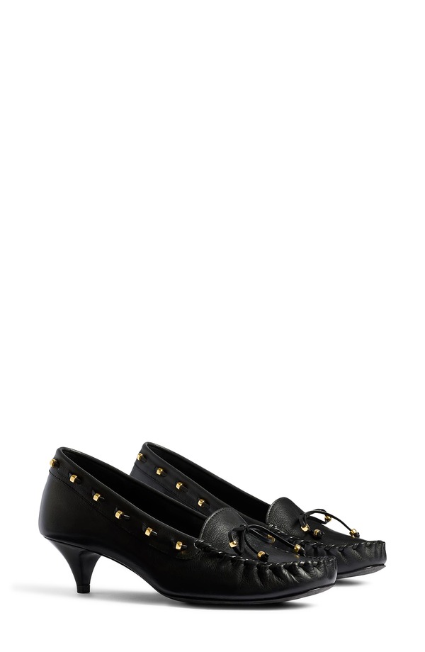 紙凧 レディース シューズ パンプス Khaite Milly Moc Toe Pump Black 黒いこと