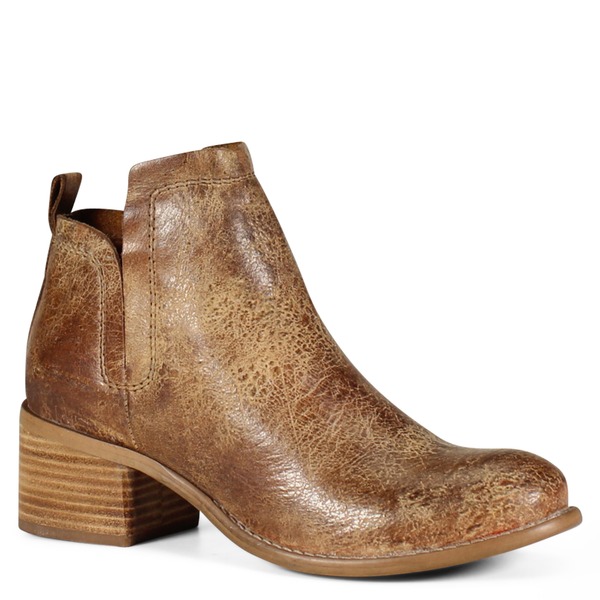 【送料無料】 ディバトゥルー レディース ブーツ・レインブーツ シューズ WIN DOE Vintage leather bootie Tan