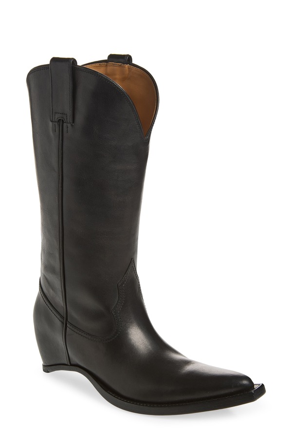 マルタンマルジェラ レディース シューズ ブーツ・レインブーツ Maison Margiela Western Boot Black 黒いこと