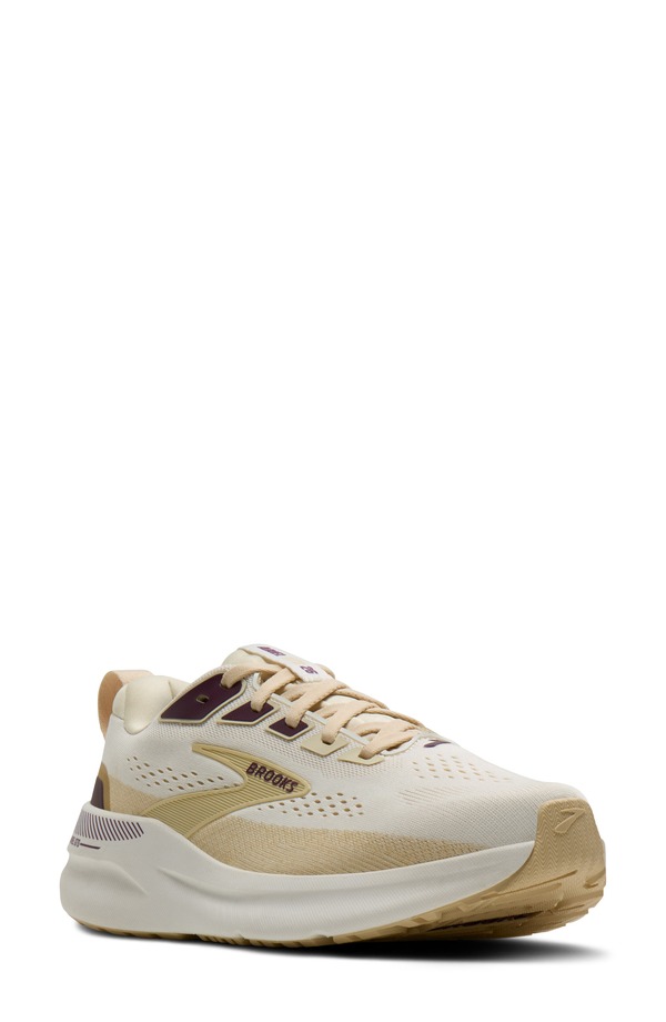 ブルックス レディース シューズ スニーカー Brooks Ariel GTS 26 Running Shoe Coconut/ Sand/ Potent Purple パープル｜ReVida 店