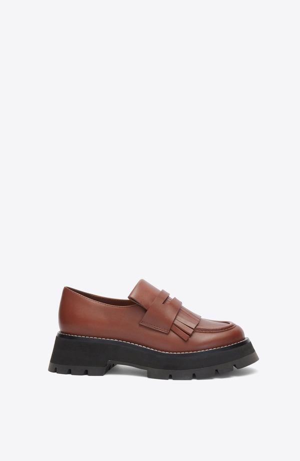 スリーワンフィリップリム レディース シューズ スリッポン・ローファー 3.1 Phillip Lim Kate Tasseloafer Brandy｜ReVida 店