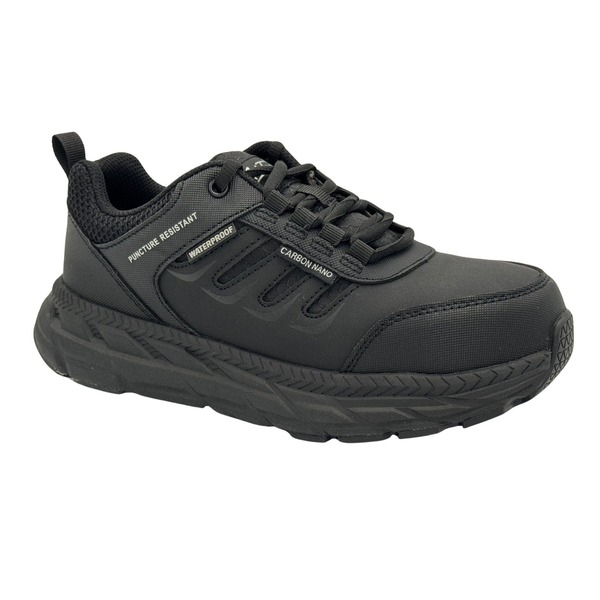 居住地テック レディース シューズ ブーツ・レインブーツ AdTec 4\" Ultra Light Work Boot. Waterproof Carbonano Toe Puncturesistant Black 黒いこと"