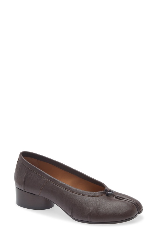 マルタンマルジェラ レディース シューズ パンプス Maison Margiela Tabi Ballerina Pump Moka Brown 赤銅色