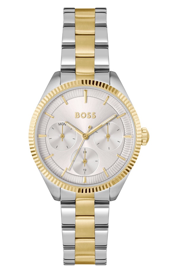 主任者 レディース 佩び物 ウォッチ BOSSage Sport Bracelet Watch 34粍 Silver White 白いこと