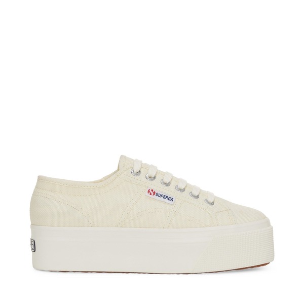 綴りかたガ レディース シューズ スニーカー プラットホーム Superga 2790 Platform Sneakers Beige Natural Avorio ベージュ