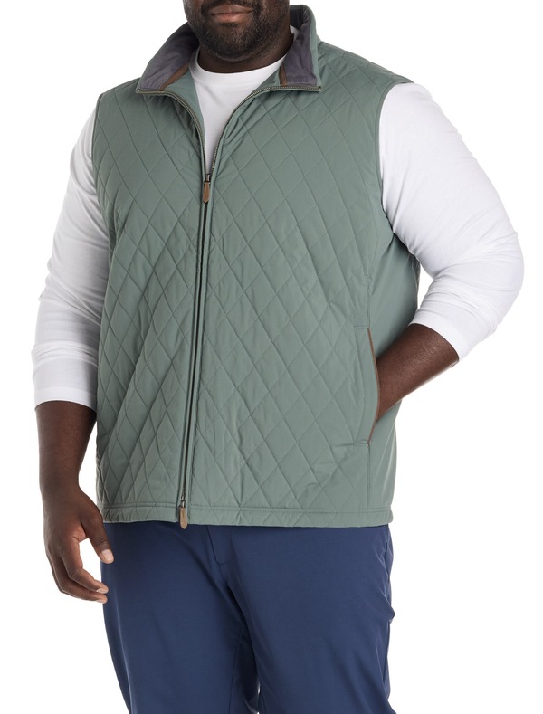 ヴァインヤードヴァインズ メンズ アウター ジャケット・ブルゾン キルティング トール ベスト vineyard vines Big \u0026 Tall Dorset Quilted Vest Balsam