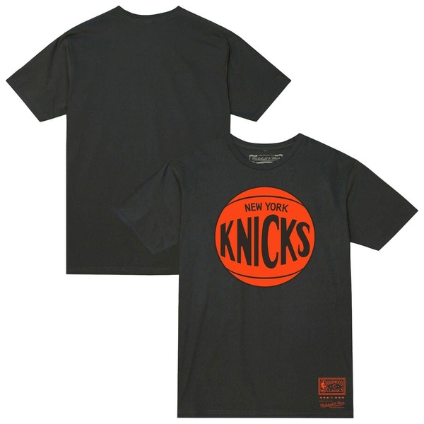 ミッチェル\u0026ネス レディース トップス プルオーバー ロゴタイプ Unisex Mitchell \u0026 Ness Heather Charcoal New Yorknicks Hardwood Classics MVP Logo T-Shirt Heather Charcoal 濃灰色