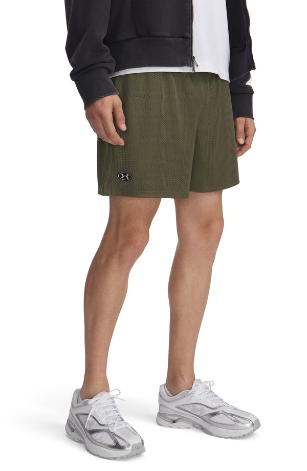 アンダーアーマー メンズ ボトムス ハーフパンツ・ショーツ メッシュ ショートパンツ Under Armour Icon Meshorts Marine Od Green グリーン