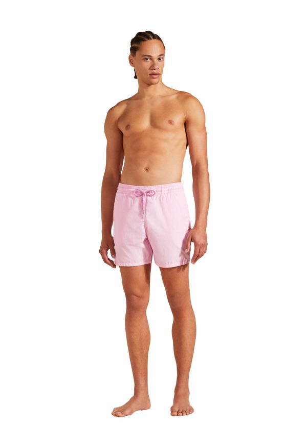 ヴィルブレクイン メンズ 水泳着 二分の一ズボン下・さる股引き Vilebrequin Men\u0027solid Swim Trunks Guimauve