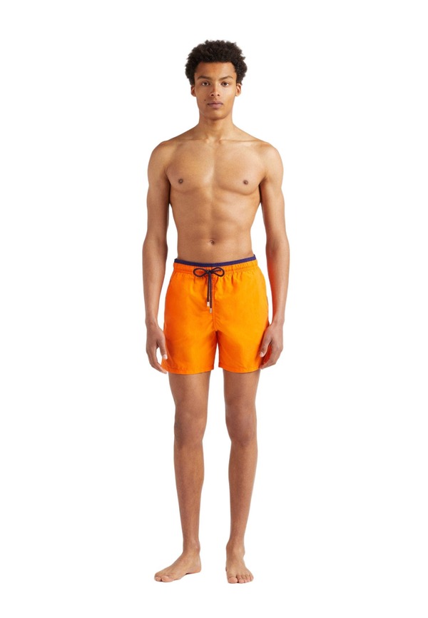 ヴィルブレクイン メンズ 水泳着 二分の一ズボン下・さる股引き Vilebrequin Men\u0027solid Bicolor Length Swim Trunks Abricot