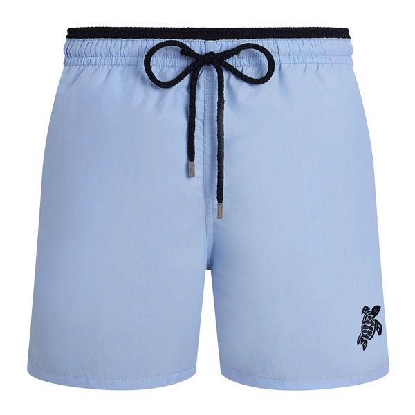 ヴィルブレクイン メンズ 水泳着 二分の一ズボン下・さる股引き Vilebrequin Men\u0027solid Bicolor Length Swim Trunks Flax Flower