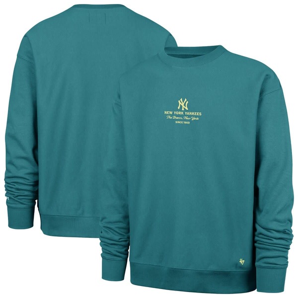 フォーティーセブン メンズ アウター パーカー・スウェット プルオーバー Men\u0027s \u002747 Hunter Greenew York Yankees Anderson Foundation Sweatshirt Hunter Green 緑であること
