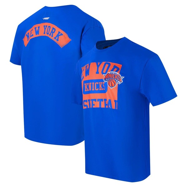 プロスタンダード メンズ トップス Tシャツ ドロップショルダー Men Pro Standard Royal New Yorknicks Made To Play Drop Shoulder T-Shirt Royal