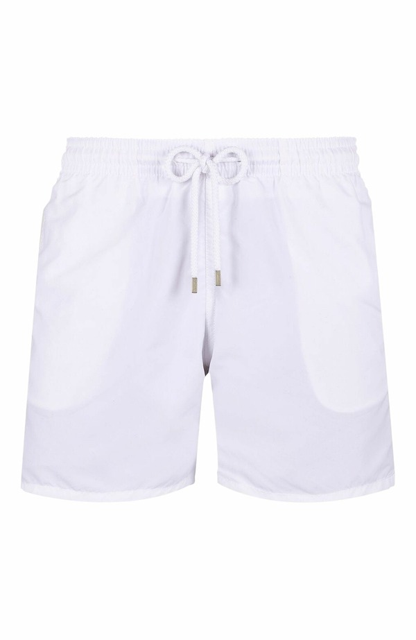 ヴィルブレクイン メンズ 水泳着 二分の一ズボン下・さる股引き Vilebrequin Men\u0027solid Swim Trunks Blanc
