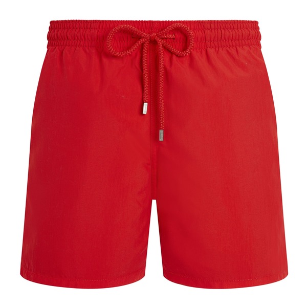 ヴィルブレクイン メンズ 水泳着 二分の一ズボン下・さる股引き Vilebrequin Men\u0027solid Swim Trunks Poppy Red 赤いこと