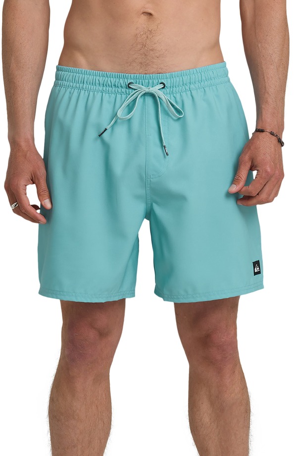 クイックシルバー メンズ 水着 ハーフパンツ・ショーツ Quiksilver Everyday 17" Solid Stretch Swim Trunks Aqua アクア｜ReVida 店