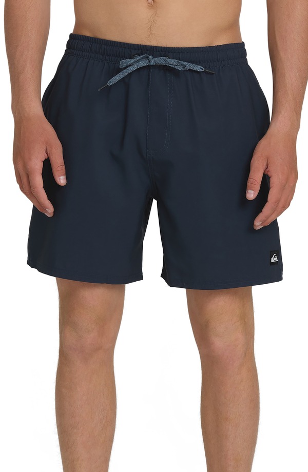 クイックシルバー メンズ 水着 ハーフパンツ・ショーツ Quiksilver Everyday 17" Solid Stretch Swim Trunks Total Eclipse｜ReVida 店