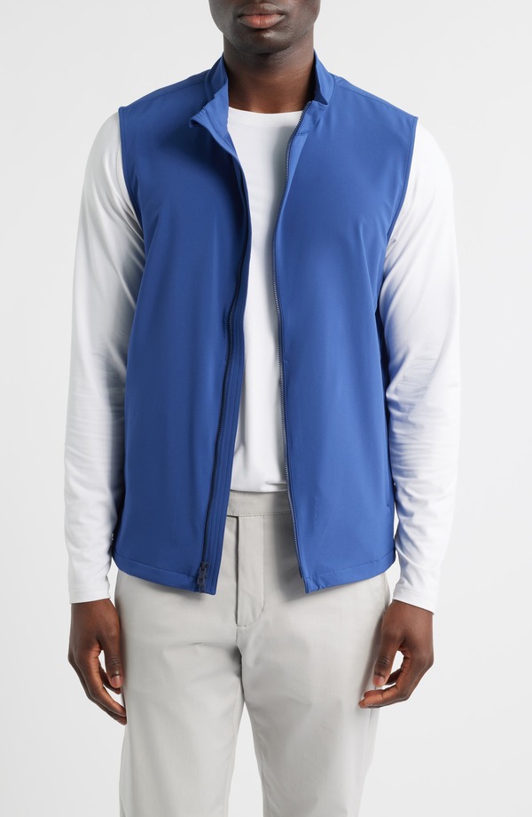 ピーター・ミラー メンズ アウター ジャケット・ブルゾン ベスト Peter Millar Dunes Wateresistant Golf Vest Sport Navy ネイビー