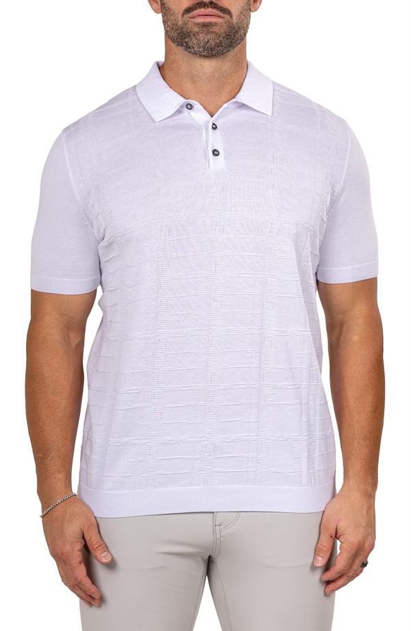マセオ メンズ トップス スポーツシャツ Maceoo Marthy White Polo White 白いこと