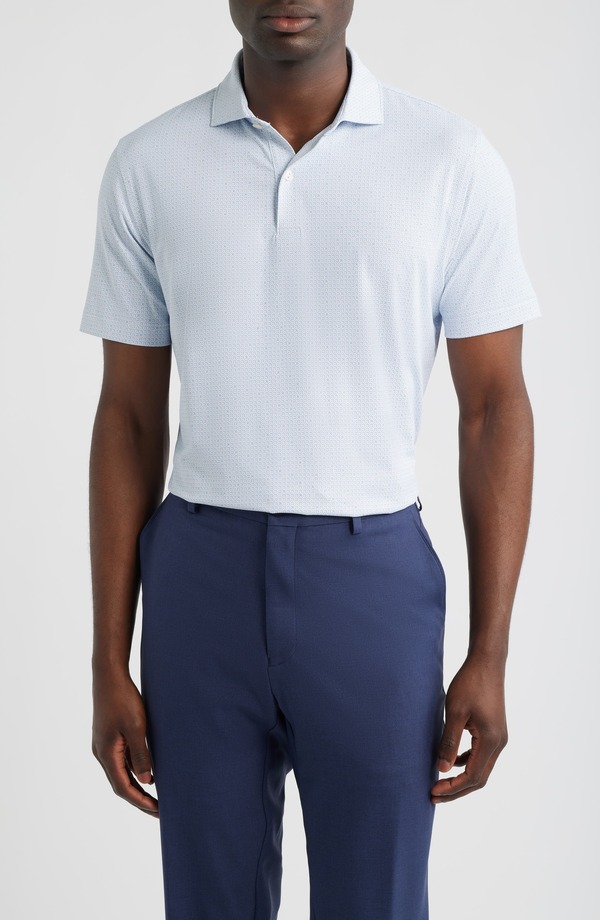 ピーター・銀鏡 メンズ トップス スポーツシャツ Peter Millar Alder Crown Crafted Performance Polo White 白いこと
