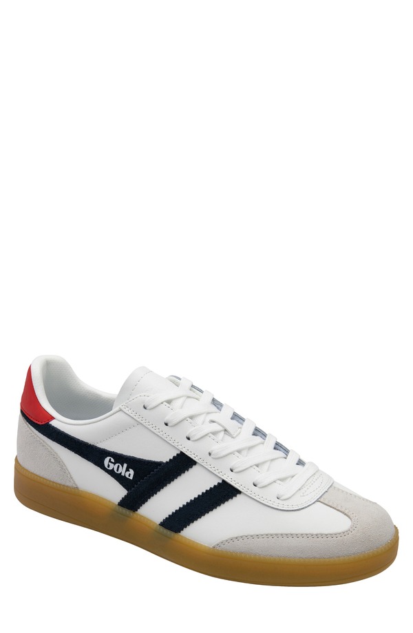 ゴラ メンズ シューズ スニーカー Gola Viper Sneaker White/ Navy/ Red/ Gum 白いこと