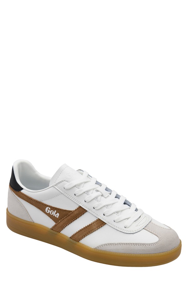 ゴラ メンズ シューズ スニーカー Gola Viper Sneaker White/ Tobacco/ Black/ Gum 白いこと