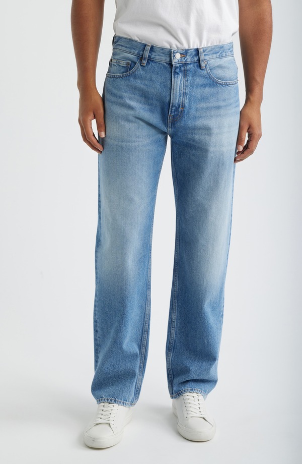 ひな形 メンズ ボトムス ジーンズズボン下 伸び伸びする相応う デニム FRAME Relaxed Fit Jeansunroof