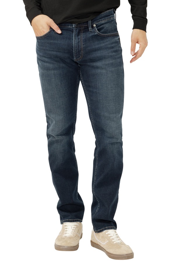 シルバー ジーンズ メンズ ボトムス デニムパンツ ストレート Silver Jeans Co. Konrad Slim Straight Leg Jeanstrand｜ReVida 店