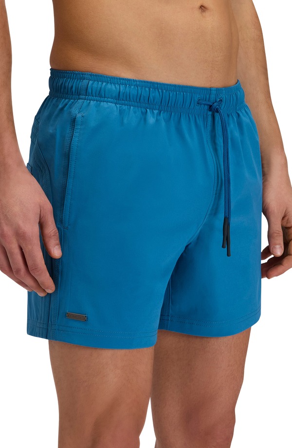 サンデッキ メンズ 海水着 二分の一ズボン下・さる股引き Sundek Solid Swim Trunks Fjord Blue 青碧