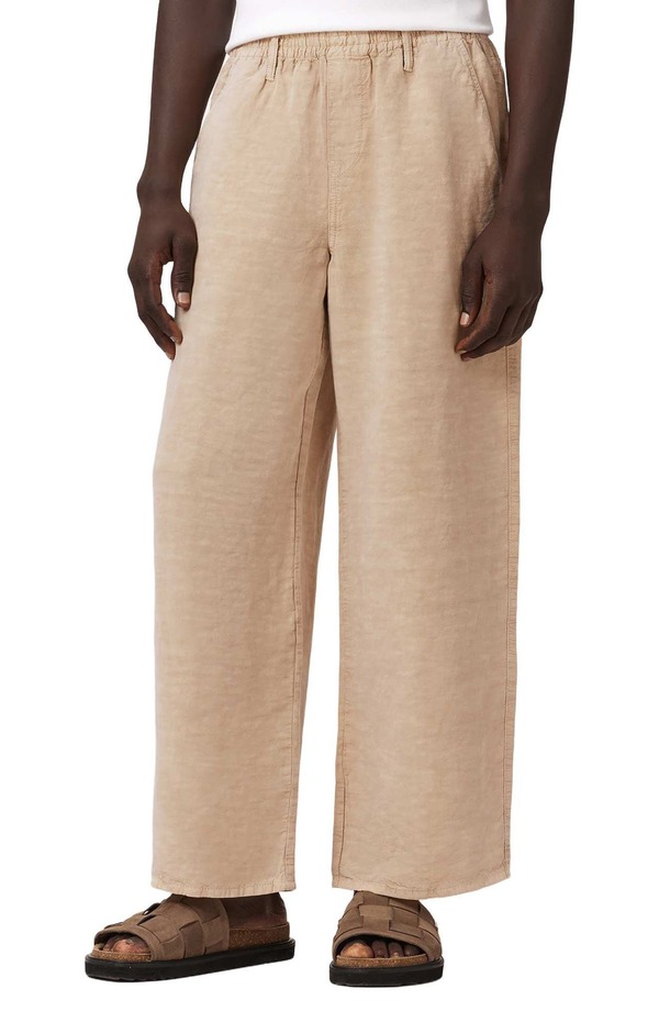 オールセインツ メンズ ボトムス 心地好いズボン下 ワイドレッグ AllSaints Korten Wide Leg Pull-On Pantsand Brown 赤銅色