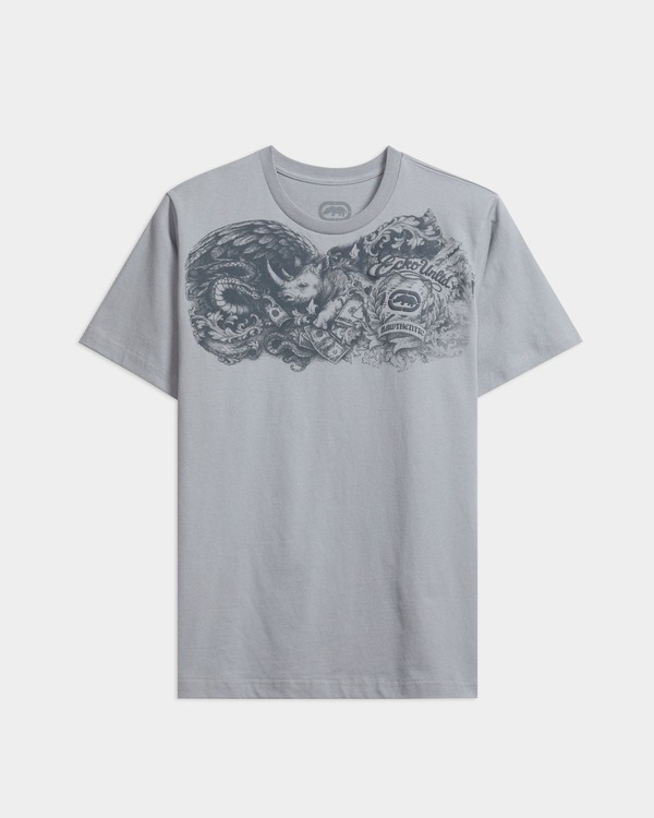 エコー メンズ トップス Tシャツ ECKO Phatom Widow Tee Grey グレー｜ReVida 店