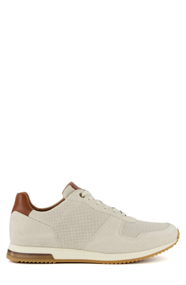 デューンロンドン メンズ シューズ スニーカー Dune London Trilogy Sneaker Off White 象牙色
