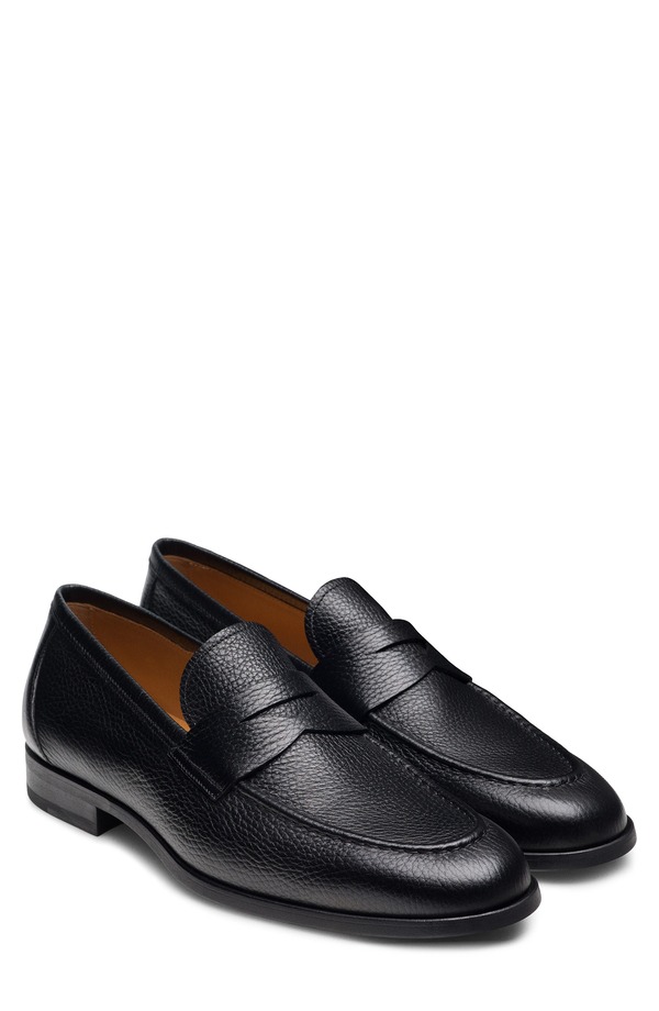 マグナーニ メンズ シューズ スリッポン・ローファー Magnanni Magico Penny Loafer Black 黒いこと