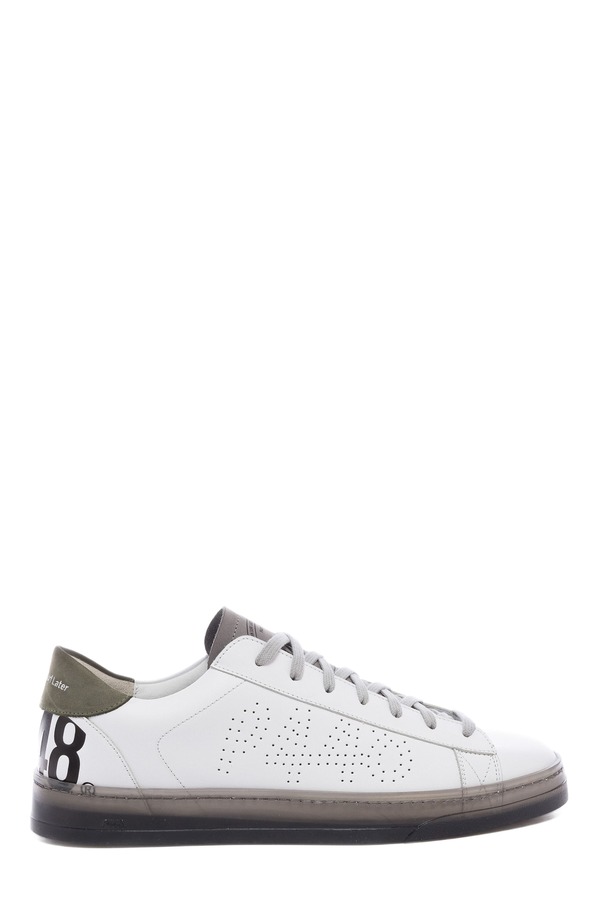 ピーフォーフォーエイト メンズ シューズ スニーカー P448 Jack Sneaker White Grey 白いこと