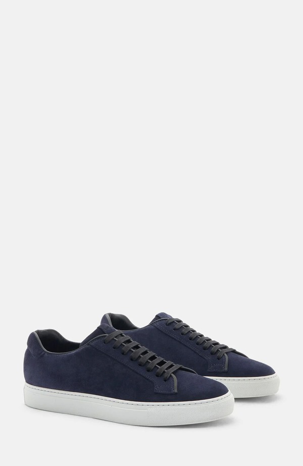 スカロッソ メンズ シューズ スニーカー SCAROSSO Ugo Sneakers Blue - Suede 青味