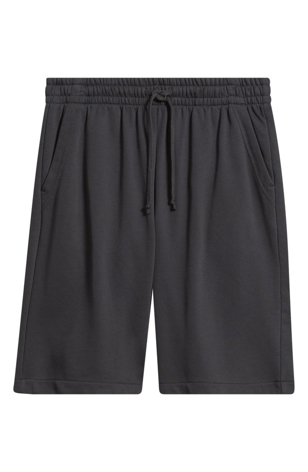 ビーピー メンズ ボトムス 二分の一ズボン下・さる股引き パイル 遊撃手ズボン下 BP. Baggy Terry Sweat Shorts Black Faded 黒いこと ズボン・パンツ-メンズファッション
