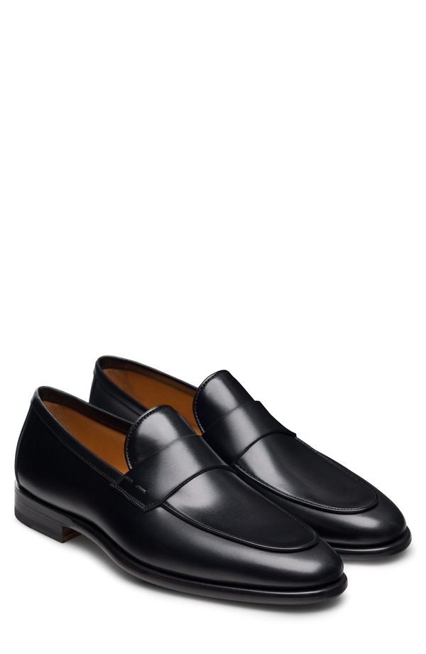 マグナーニ メンズ シューズ 置き目毛革 Magnanni Duerro Loafer Black 黒いこと
