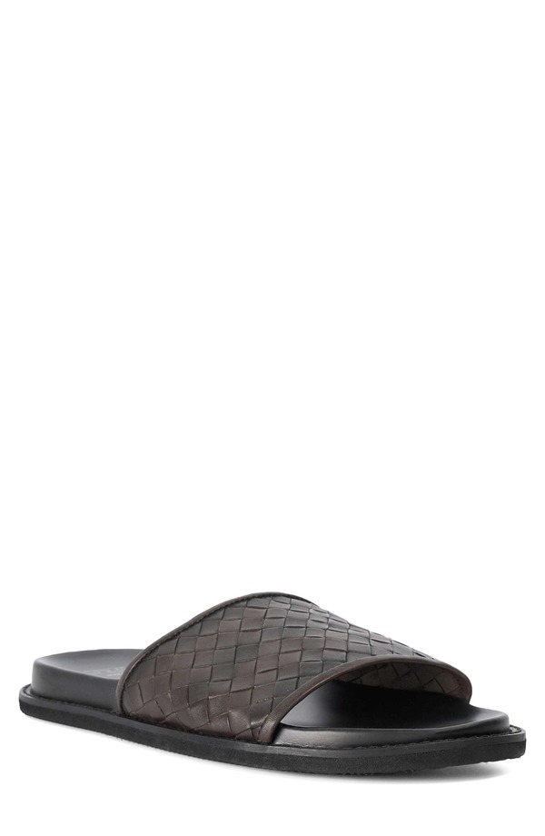 デューンロンドン メンズ シューズ サンダル Dune London Ivar Slide Sandal Brown 赤銅色
