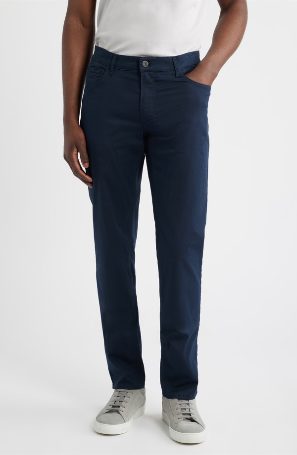 ブラックス メンズ ボトムス カジュアルパンツ Brax Chuck U Modern Fit Five-Pocket Pants Navy ネイビー｜ReVida 店