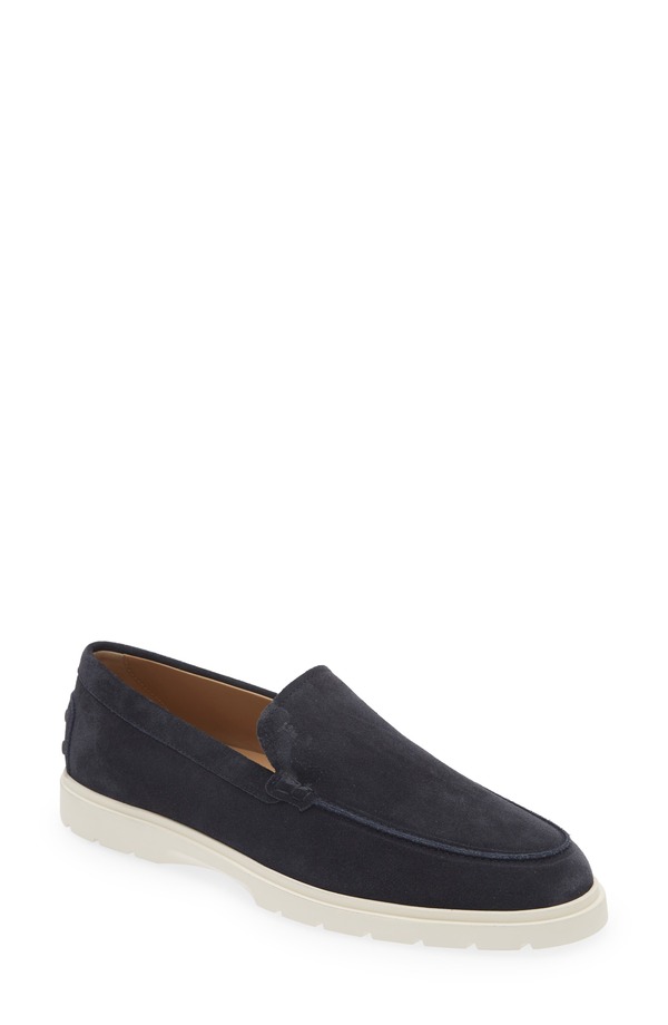 トッズ メンズ シューズ スリッポン・ローファー スエードクロス Tod\u0027suede Loafer Blue 青色