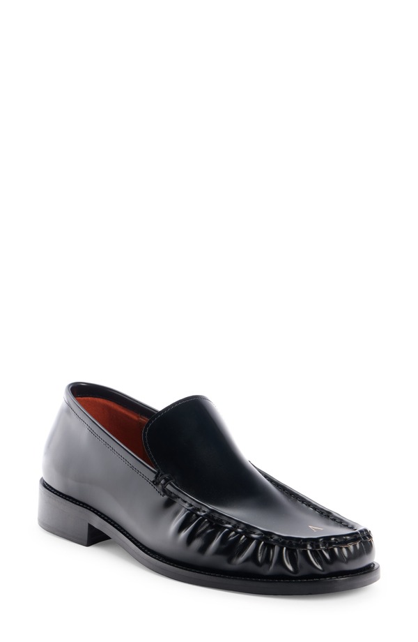 アクネ ストゥディオズ メンズ シューズ スリッポン・ローファー Acne Studios Moc Toe Loafer Black 黒いこと