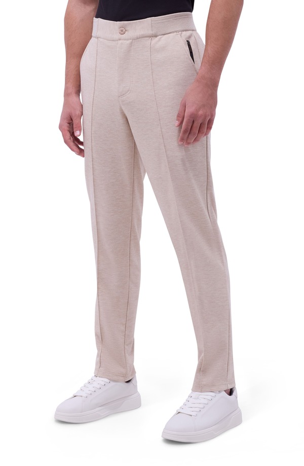ブガッチ メンズ ボトムス カジュアルパンツ ニット Bugatchi Softouch Knit Pintuck Pantsand サンド